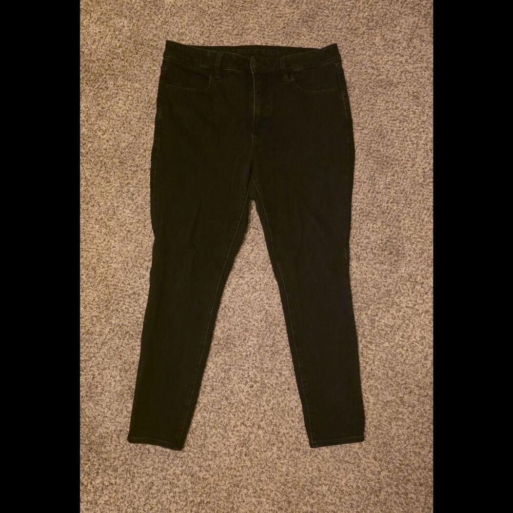 American-eagle Women's Green and Black Jeans